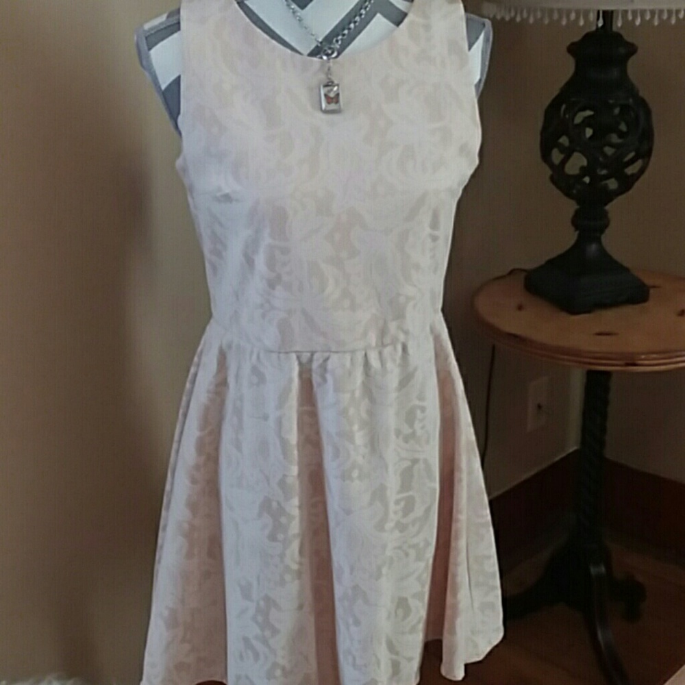 Rosegold Lace Dress